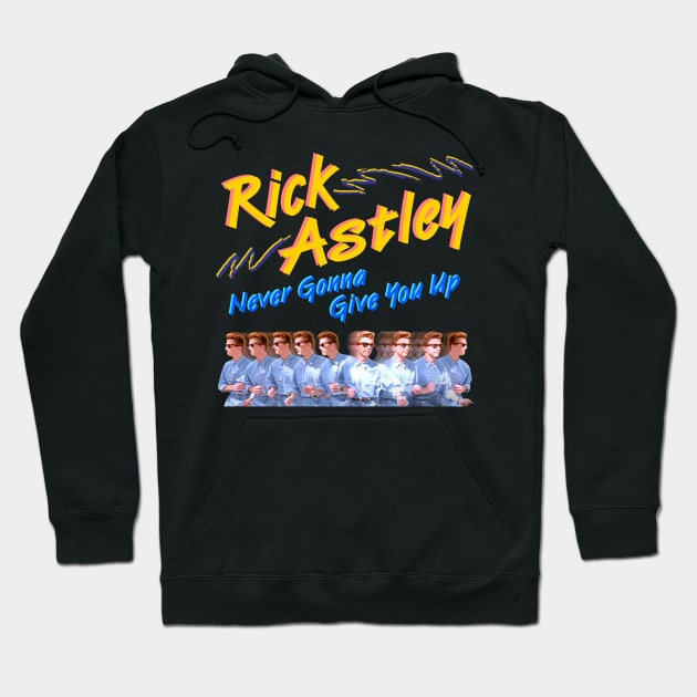 Rick Astley Never Gonna Give You Up Hoodie by darklordpug